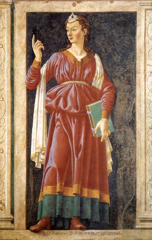 Andrea del Castagno Famous Persons: The Cumean Sibyl oil painting image